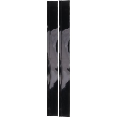 Lot de 2 bandes de remplissage pour joints larges de plaque de cuisson, en silicone noir, 63,5 cm / 25 pouces, anti-huile. (1/5)