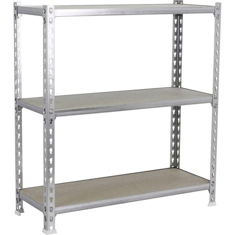 Simonrack Maderclick Superplus 3/300 Metallregal Galva/Holz