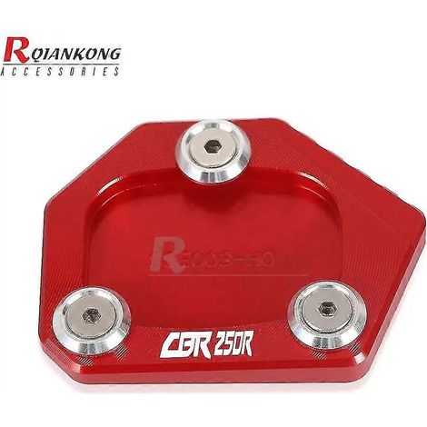 Motorrad für Honda CBR250R CBR250F CBR300R CBR500R CBR600F CBR600RR CBR650F CBR650R CNC Seitenständer vergrößert Seitenständer-Fußplatte--CBR250R Logo3 (1/5)