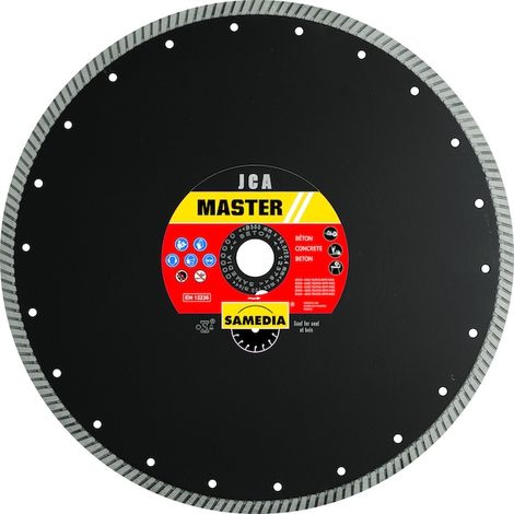 Disque diamant JCA MASTER - Ø 125 mm - Ø alésage 22.2 mm - SAMEDIA