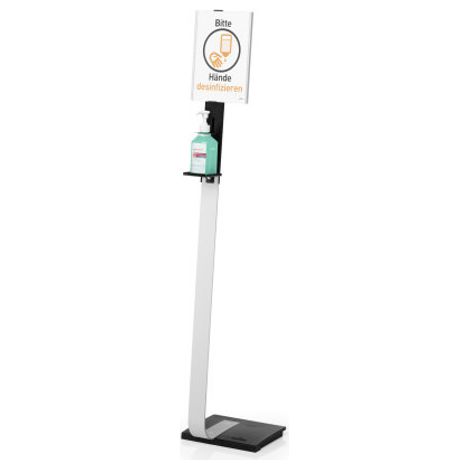 589223 soporte para dispensador de desinfectante Gris Metal 1 pieza(s)