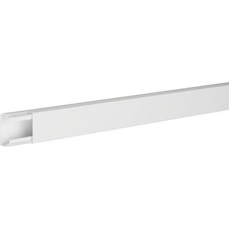 Goulotte De Câble - 1 Pièce - PVC Blanc - 2000x30x30 Mm - IP30 IK07 - Pour Installation Électrique (1/2)