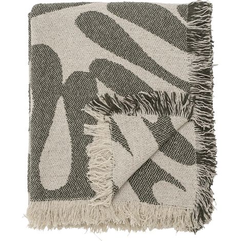 Bloomingville - Alk Throw - Green - Recycled Cotton