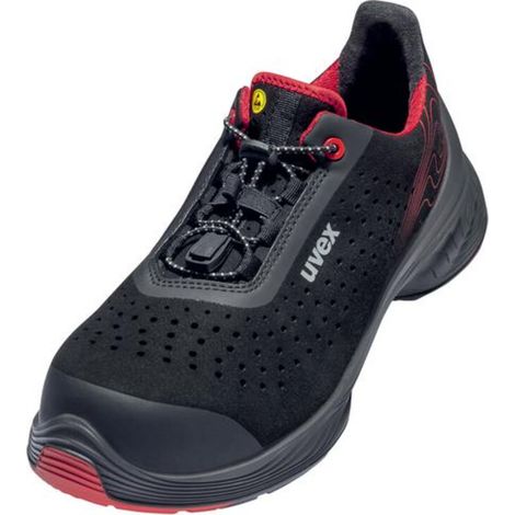 Uvex Sicherheitshalbschuhe S1P SRC uvex 1 G2 aus Mikrovelours, uvex xenova Kunststoffkappe, Weite 11, Größe 49