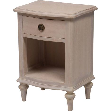 Amadeus - Table de chevet 1 tiroir 1 niche en bois L40 cm Carrousel (1/4)