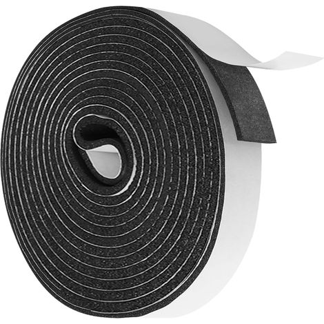 Joint Porte Mousse Adhésif,Fenetre Isolation,Bande Anti-froid 1.5x12mm,5m (1/5)