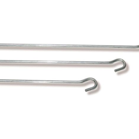 Brunner Zelthering Line aus verzinktem Stahl 23 cm x Ø 5 mm (6 Stück)