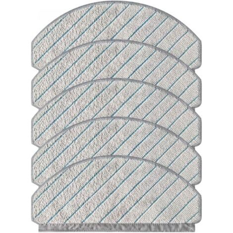 Set of 5 replacement cloths for Ecovacs Deebot T10 Plus vacuum cleaner. Cleaning cloths compatible with Ecovacs Deebot T10 Plus. (1/4)