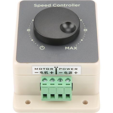 PWM-Gleichstrommotor-Drehzahlregler 12V/24V/36V/48V 20A Leistungsstarker Motor-Drehzahlschalter (1/5)