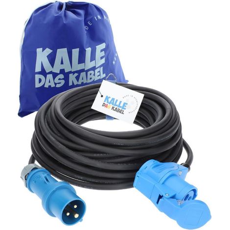 Kalle Verlängerungskabel CEE 230V 16A 1,5mm² Winkel IP44 35 Meter