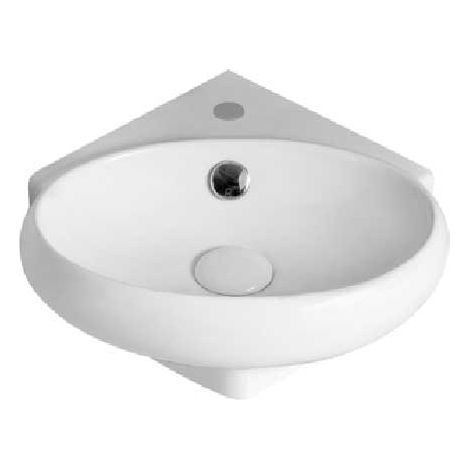 LAVABO AD ANGOLO MOD. LN57 CM 38x36 Misura: Bianco lucido (1/2)