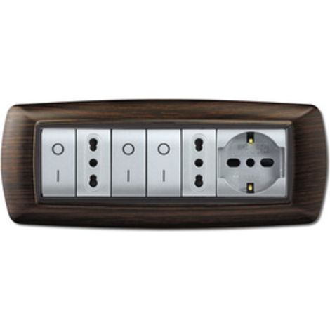 PLACCA LIFE LIVING PLAST WENGE 7P