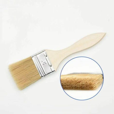 Pinceaux Peinture 5,08 cm- Pinceau Bois Professionnels pour la Peinture, Les Taches, Le Vernis, la Colle - Pinceaux Bricolage Idéal pour Toutes Activités Manuelles (1/5)