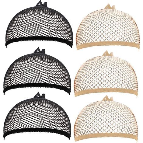 Bonnets de perruque, filet à cheveux, filet élastique pour perruque à extrémité ouverte, bonnet de perruque respirant pour unisexe, bonnet de perruque en maille pour perruques de tous les jours carnav (1/5)