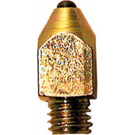 Ramponi quadrati Tattini filettati da 28 mm con punta widia in confezione da 10 pz