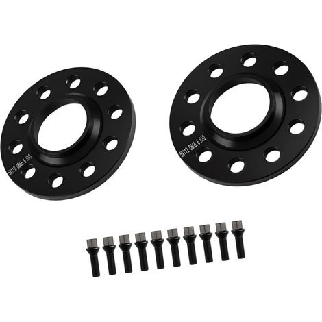10mm 5x112 Black Wheel Spacers for Mercedes E-Class E53 2018-2020 66.6mm Hub (1/3)