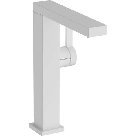 Hansgrohe Tecturis E - Miscelatore da lavabo, con sistema di scarico Push-Open, CoolStart, EcoSmart, bianco opaco 73063700 (1/2)