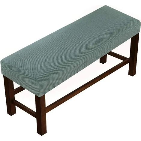Housse extensible pour banc de salle à manger,housse de banc extensible pour salon,protection complète en polyester extensible[5767] (1/4)