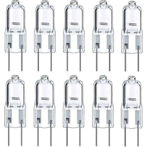 Ampoules Halogènes G4 Ampoule 12v 10w, Blanc Chaud, Paquet De 10 (1/4)