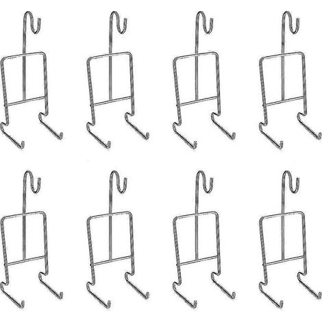 Présentoir à thé 8 pièces pour tasses et soucoupes, support en métal pour tasses et soucoupes, présentoir à thé (1/5)