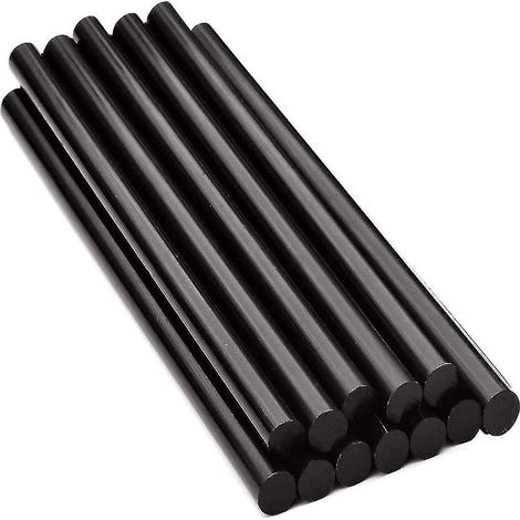 Lot de 15 bâtons de colle chaude, 270 x 11 mm, noirs, pour la réparation des bosses sur la carrosserie, les loisirs créatifs et le bricolage. Idéal comme cadeau. (1/5)