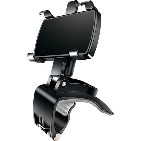 Black 360 Degree Rotating Car Phone Holder, Dashboard Cell Phone Mount for 4-7 inch GPS and Smartphone YMYNY (1/4)