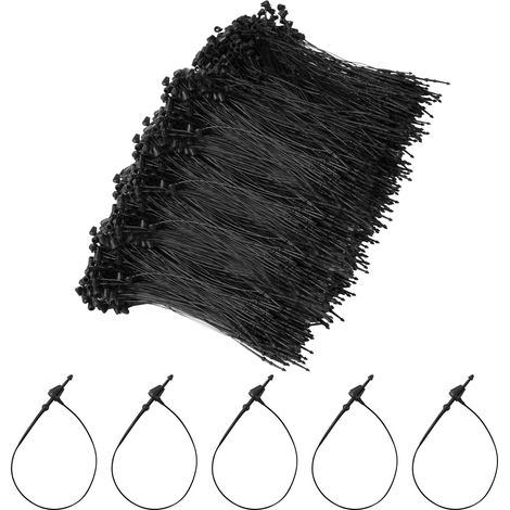2000PCS Attache Etiquette Vetement, Attaches Étiquette Transparent, Attache Plastique Etiquettes Vetement avec Fermoir Verrou, pour Étiquettes de Prix Vêtements, Chaussures, Accessoires (1/5)