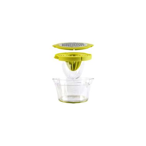 Presse-agrumes manuel multifonction, 4 en 1 orange, citron, presse-agrumes, 1 pièce, vert, 14,9 13 8,2 cm (1/4)