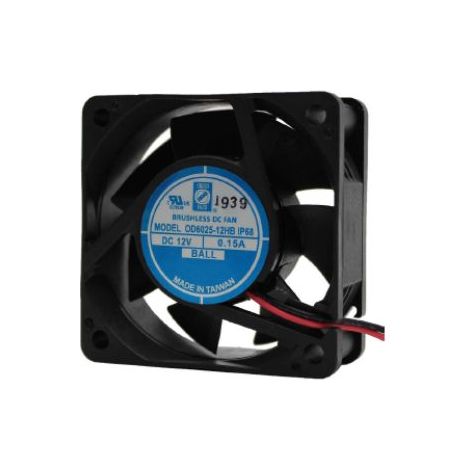 Ventilateur axial RS PRO 12 V c.c., 25 ± 15%cfm, 60 x 60 x 25mm, 1.8 ± 15%W ( Prix pour 1 )