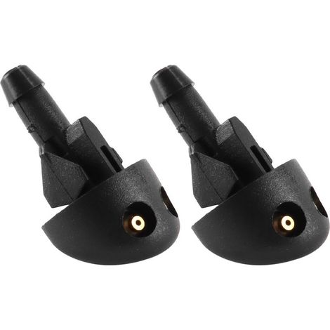 Lot de 2 buses de lave-glace compatibles avec Renault Clio 1998 à 2014 et Renault Symbol 2008 à 2012. Gicleur d'essuie-glace 7700413545.