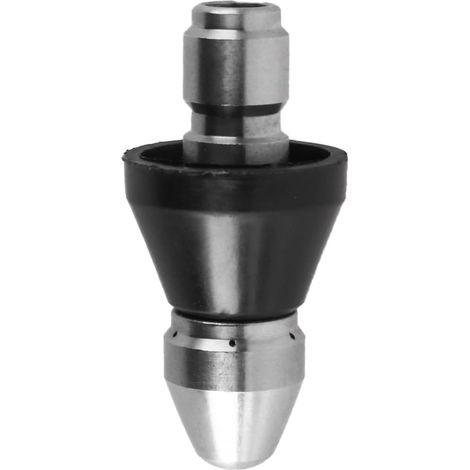 Buse de Nettoyage d'égouts Buse de Jet de Drainage Buse de Jet de Nettoyeur Haute Pression avec 8 Trous arrière et 1 Trou Avant pour Le Nettoyage des tuyaux et Tubes industriels des égouts (1/5)