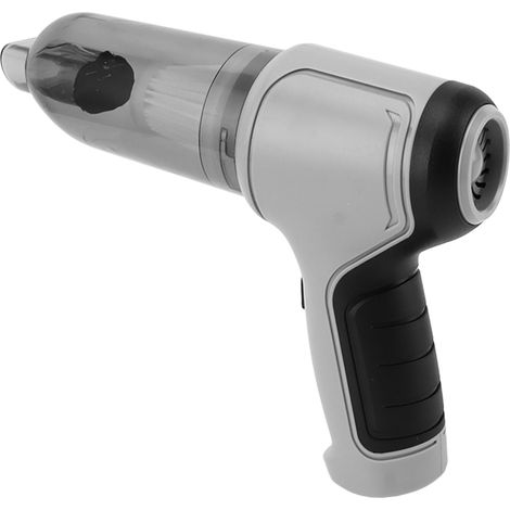 Aspirateur de voiture sans fil gris, aspirateur portatif puissant pour la maison, aspirateur portatif sans fil à double usage (1/5)