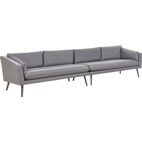 Garden Sofa 4 Seater LORETELLO Grey (1/5)