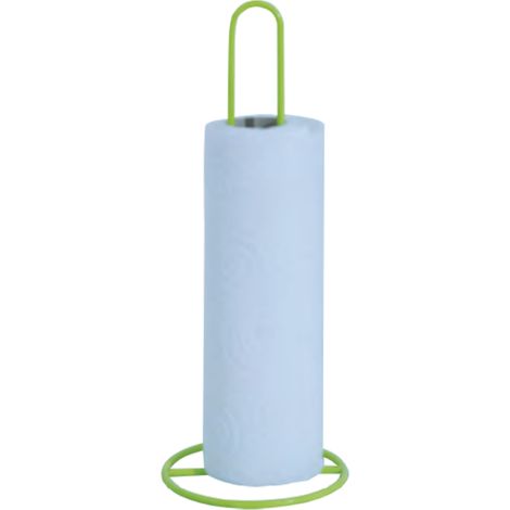Porte Rouleau Essuie Tout Acier Vert MSV (1/5)