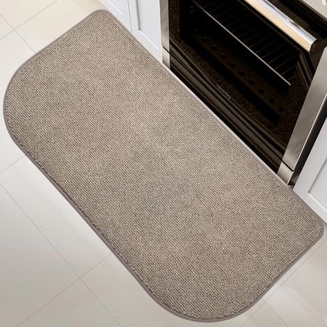 1 Paillasson 60x120cm Demi-Cercle, Antidérapant Lavable Machine, Tapis Entrée Cuisine Salle De Bain (1/5)