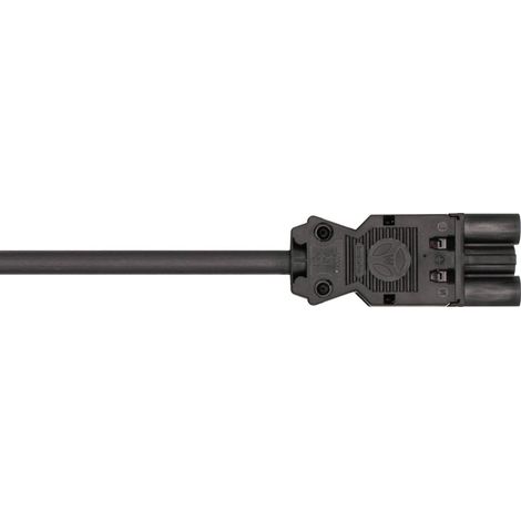 Cable GST18 3 Polos Macho con cable de 1m Negro