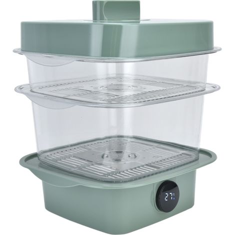 Lot de 4 couvercles isolants alimentaires multicouches transparents avec indicateur de température, parfaits pour conserver les restes. (1/5)