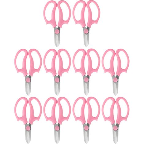 Ciseaux de jardin pour fleurs, ciseaux de jardinage en acier inoxydable, ciseaux d'entretien pour plantes, ciseaux polyvalents, outils de jardinage