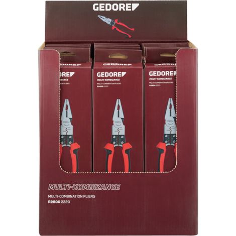 Gedore Pince multi-usage en présentoir 12 pièces (1/2)