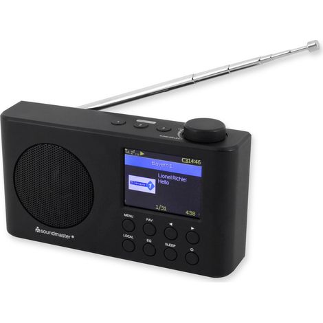 soundmaster IR6500SW Internet Tischradio Internet, DAB+, UKW Bluetooth®, USB, WLAN, Internetradio w (1/5)