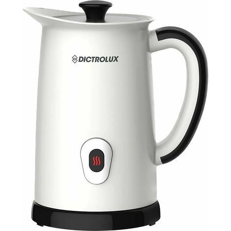 TRADE SHOP - Montalatte Elettrico 550w 2 Funzioni Riscalda Schiuma Spegnimento Automatico Antiaderente -