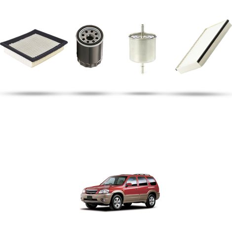 Kit tagliando 4 filtri compatibile con Mazda Tribute 2.0 16V 91kw dal 2000 (1/5)
