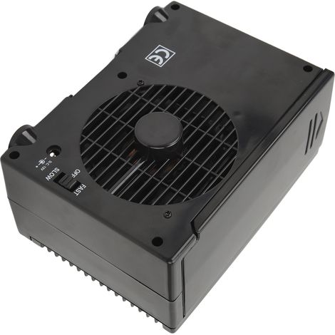 Ventilateur de Voiture 2 Vitesses Réglable Portable 12V DC Climatiseur Mini pour Auto Camion Camping-Car (1/5)