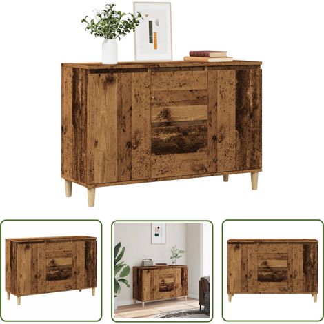 vidaXL Sideboard Altholz-Optik 102x35x70 cm Holzwerkstoff (1/5)