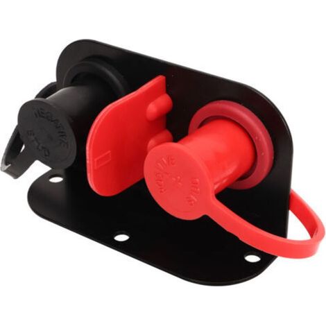 Bornes de batterie à distance de voiture M10x2, Kit de relocalisation de saut de batterie, outil de charge pour UTV ATV camions RV tracteur tondeuse bateau (1/4)