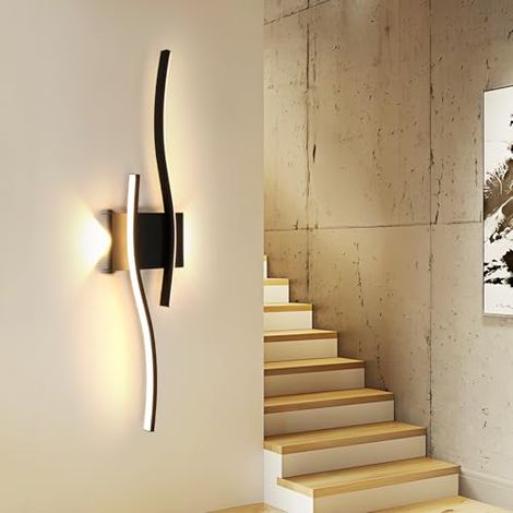 GOECO Designer Deckenleuchte V, Acryl, Schwarz, 5-flammig, weißes Licht, 50W, 220V