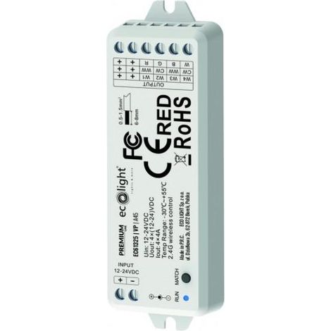 REGOLATORE VP RF RGBW 12-24V 192W/384W