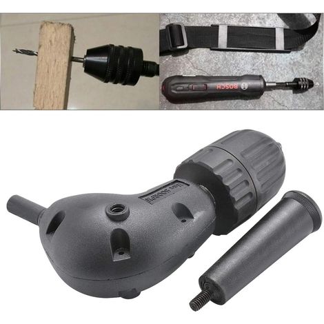 perçage à angle droit – 3/20,3 cm Mandrin sans clé de fixation à 90 degrés Mandrin serrage 0.8–10 mm (1/2)