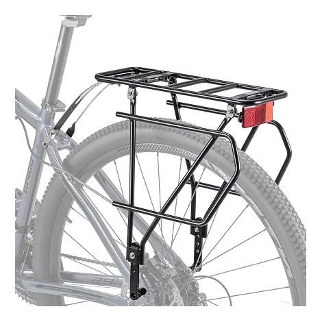 CXWXC Mountain Bike Rear Rack with Reflector 27 kg Load 26 to 29 Inch (1/5)