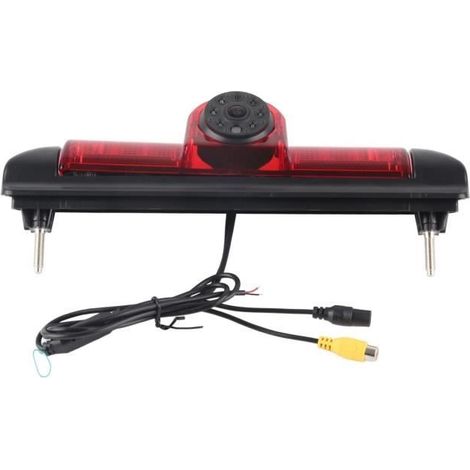 caméra de feu stop Caméra de recul de vue arrière de voiture 170 ° HD LED Vision nocturne feu stop monté auto radar Minifinker (1/4)